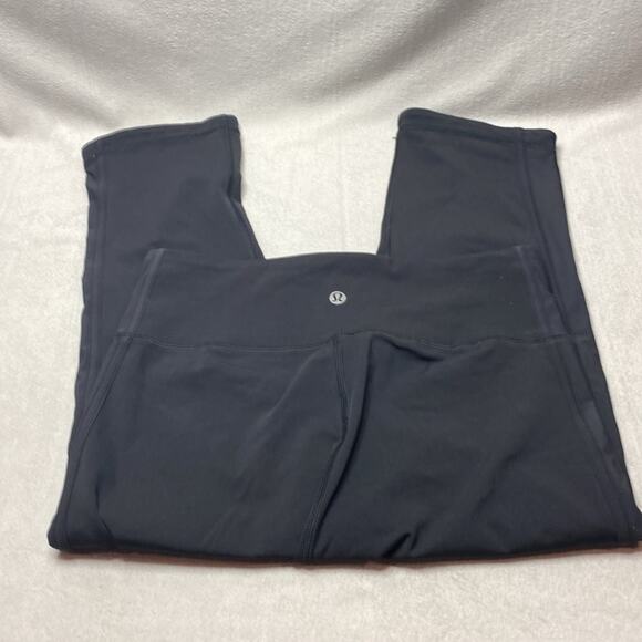 Lululemon Squad Cropped 17 inch black leggings size 6 - Picture 2 of 6